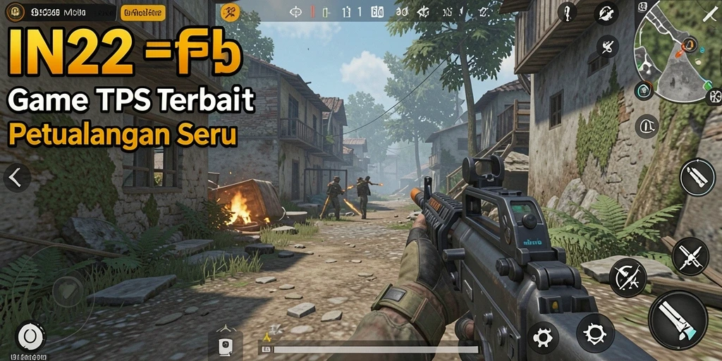 Tangkapan layar utama gameplay seru IN22 dengan grafik yang menakjubkan.