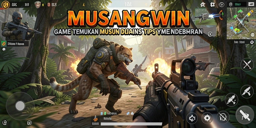 Tampilan gameplay MUSANGWIN yang seru dan mendebarkan.