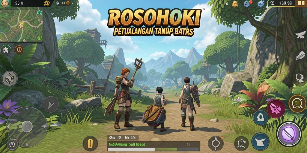 Gameplay Open World yang mendebarkan di ROSOHOKI.