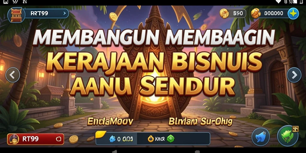 Screenshot menampilkan gameplay seru di RT99 dengan elemen Tycoon yang menarik.