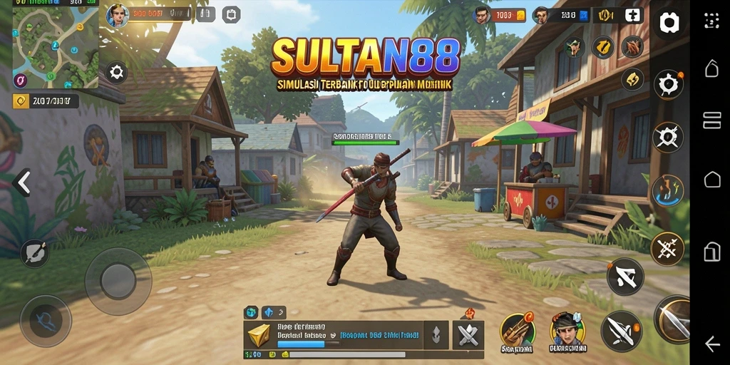 Tampilan gameplay SULTAN88 yang menarik dan penuh warna.